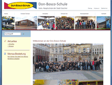 Tablet Screenshot of don-bosco-gescher.de